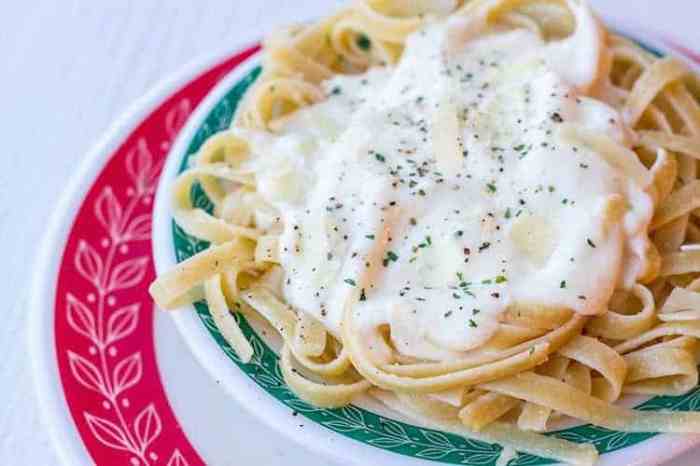 Alfredo sauce cream cheese recipe