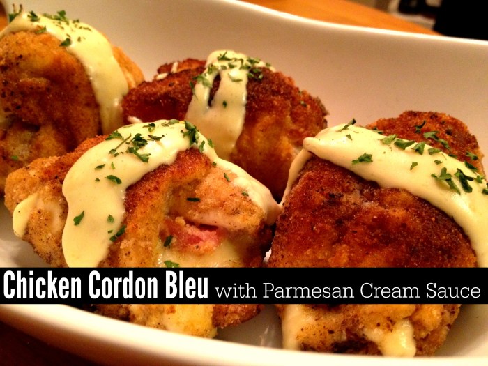 Chicken cordon bleu recipe sauce