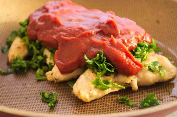 Chicken with marinara sauce recipe