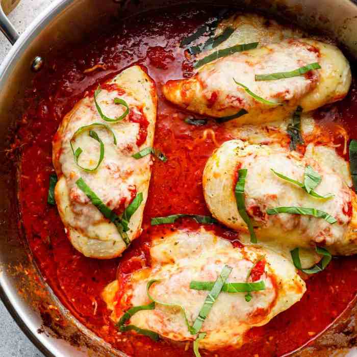 Chicken and red sauce recipes