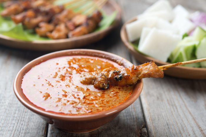 Recipes with satay sauce